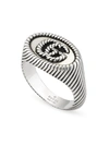 GUCCI MEN'S GG MARMONT STERLING SILVER RING,0400013325378