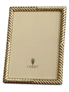 L'objet Deco Twist Gold-plated 5x7' Photo Frame In Gold-tone