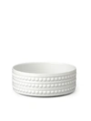 L'objet Perlee White Serving Bowl In Size Medium