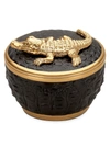 L'OBJET GOLD CROCODILE PINK CHAMPAGNE SCENTED CANDLE,407583589944