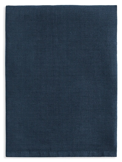 L'objet 4-piece Linen Sateen Napkin Set In Blue