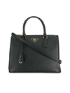 Prada Bibliotheque Tote Bag In Black