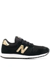 NEW BALANCE LOGO PATCH LACE-UP TRAINERS