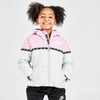 NIKE NIKE GIRLS' LITTLE KIDS' TAPED COLORBLOCK PUFFER JACKET,5697519