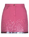 Alberta Ferretti Denim Skirts In Purple