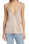 Cami Nyc Everly Silk Camisole In Oat