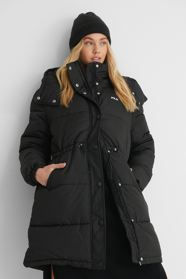 fila black puffer jacket
