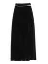 GUCCI TUCKS SKIRT IN BLACK