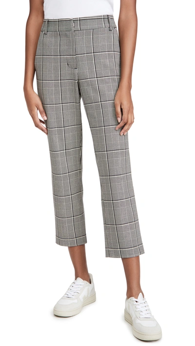 Velvet Abigail High-rise Straight Pants In Grey