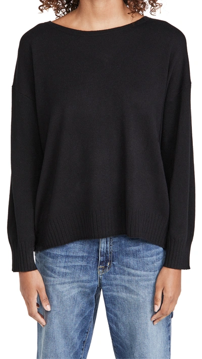 Nili Lotan Boyfriend Sweater In Black