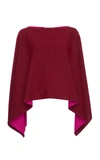 VALENTINO WOMEN'S OVERSIZED DOUBLE-FACED PONCHO