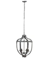 AB HOME MALIN VINTAGE RUSTIC STYLE 4-LIGHT IRON CHANDELIER
