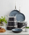 Greenpan Valencia Pro Ceramic Non-stick 11-pc. Cookware Set In Grey