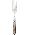 Vietri Aladdin Brilliant Serving Fork In Beigekhaki