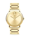 MOVADO BOLD EVOLUTION LIGHT GOLD ION-PLATED STAINLESS STEEL BRACELET WATCH,400099270246