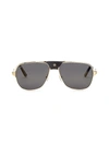 CARTIER 60MM AVIATOR SUNGLASSES,400010352410