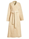 THE ROW TANILO SHEARLING WRAP COAT,400011131550