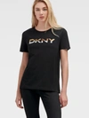 DKNY DKNY WOMEN'S OMBRE SEQUIN LOGO TEE -,74735937