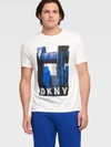 DKNY DKNY MEN'S FOIL PRINT CITY SCENE TEE -,73582199