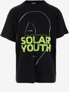 Raf Simons Solar Youth Cotton T-shirt In Nero