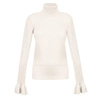 ANDREEVA White Knit Turtleneck