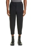 ISSEY MIYAKE PLEATED CROP JOGGERS,HP98JF154