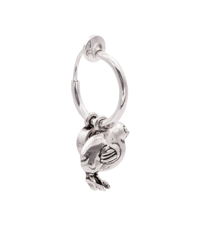 Gucci Animals Bird Sterling Silver Single Earring