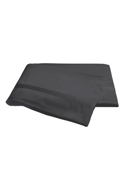 Matouk Nocturne 600 Thread Count Flat Sheet In Black