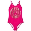 VERSACE VERSACE FUCHSIA & GOLD MEDUSA HEAD SWIMSUIT,YC000283A233889