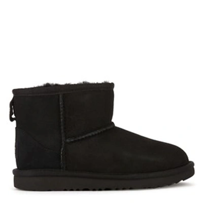 Ugg Teen Classic Mini Ii Boots In Black