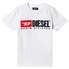 Diesel White T-shirt For Baby Boy With Logo
