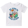 STELLA MCCARTNEY WHITE ´BE KIND TO EACH OTHER´ PRINT BABY T-SHIRT,588361SOJF1