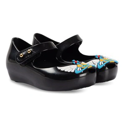 Mini Melissa Kids'  Black Vivienne Westwood Ultragirl Wing Orb