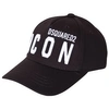 DSQUARED2 DSQUARED2 BLACK ICON EMBROIDERED CAP,DQ04IC