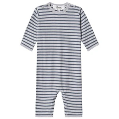 Bonpoint Babies' Blue Striped One-piece