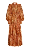 ACLER WOMEN'S NAPLES FLORAL COTTON-BLEND MAXI DRESS