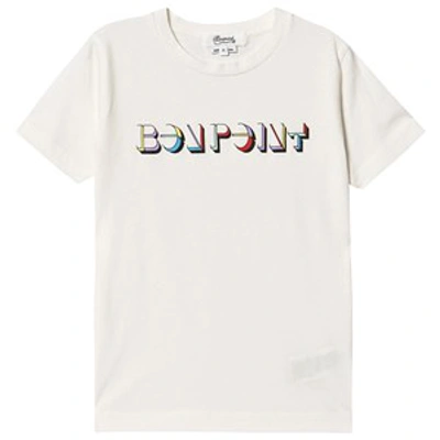 Bonpoint Kids'  White  Graphic Logo T-shirt