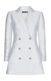 Rotate Birger Christensen Women's Newton Crystal-embellished Jacquard Mini Blazer Dress In White