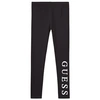 GUESS BLACK & WHITE LOGO LEGGINGS,J94B16