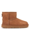 Ugg Teen Shearling Ankle Boots In Black