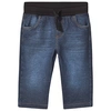 DOLCE & GABBANA BLUE DENIM ELASTICATED WAIST JEANS