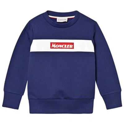 Moncler Kids' Navy Logo Sweatshirt