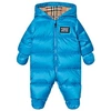 BURBERRY BURBERRY BLUE RIVER BRANDED BABY SNOWSUIT,8033204