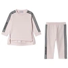 MONCLER MONCLER PINK LOGO SWEAT SET,8M72610809EH