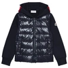 MONCLER MONCLER NAVY HYBRID PADDED CARDIGAN,8G50320809D2