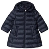 Moncler Kids Piumino Lungo Per Bambini In Navy