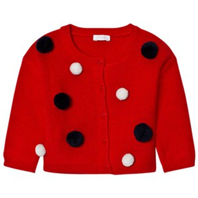 Il Gufo Kids' Cardigans In Red