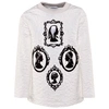 DOLCE & GABBANA DOLCE & GABBANA WHITE SILHOUETTES SWEATSHIRT,L5JW90 G7FDG