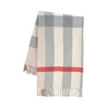 BURBERRY BURBERRY BEIGE NOVA CHECKED SCARF,MEGA CHECK BBY BLK 4000903