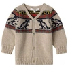 BONPOINT BONPOINT BEIGE DINOSAUR CARDIGAN,H20BDF2633PU